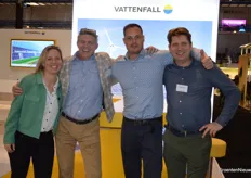 Marloes Westgeest, Hugo Heemskerk, Mike Onrust and Lex Woldringh of Vattenfall